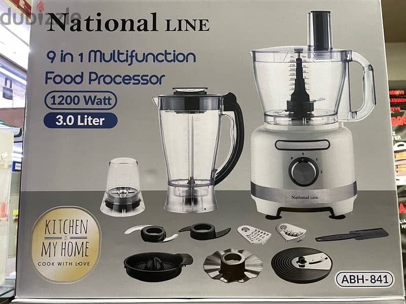 National LINE 9 in 1 Multifunction Food Processor 6