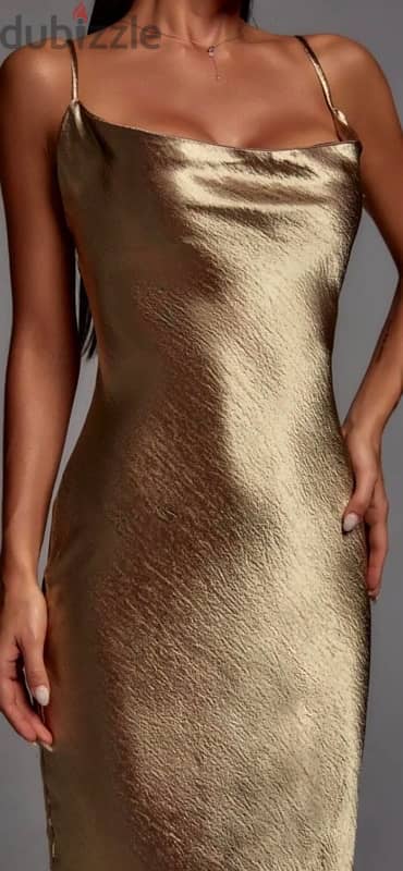 Gold maxi dress 2