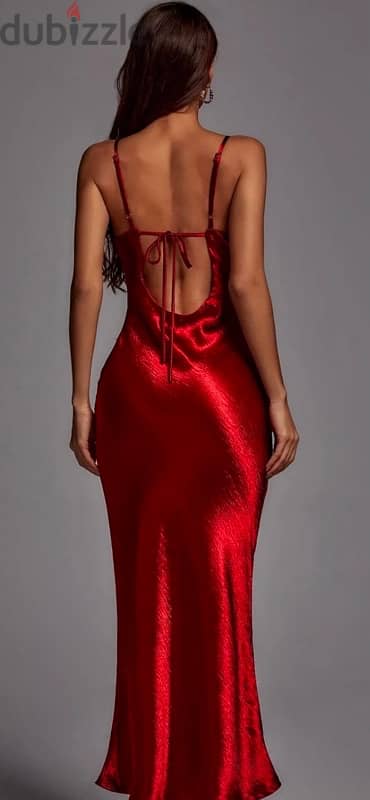 Red maxi dress 4