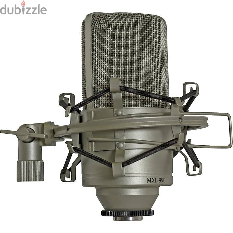 microphone MXL990 with stand and pop filter and cable 3