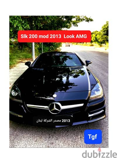 Slk 200 model 2013 Tgf  kit AMG company source Tgf