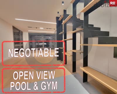 Pool & Gym | Modern Loft | Open View in Achrafieh/اشرفيه REF#RE117043