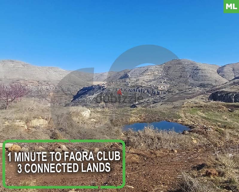 3 connected lands, keserwan, faqra/ فقرا  REF#ML117251 0