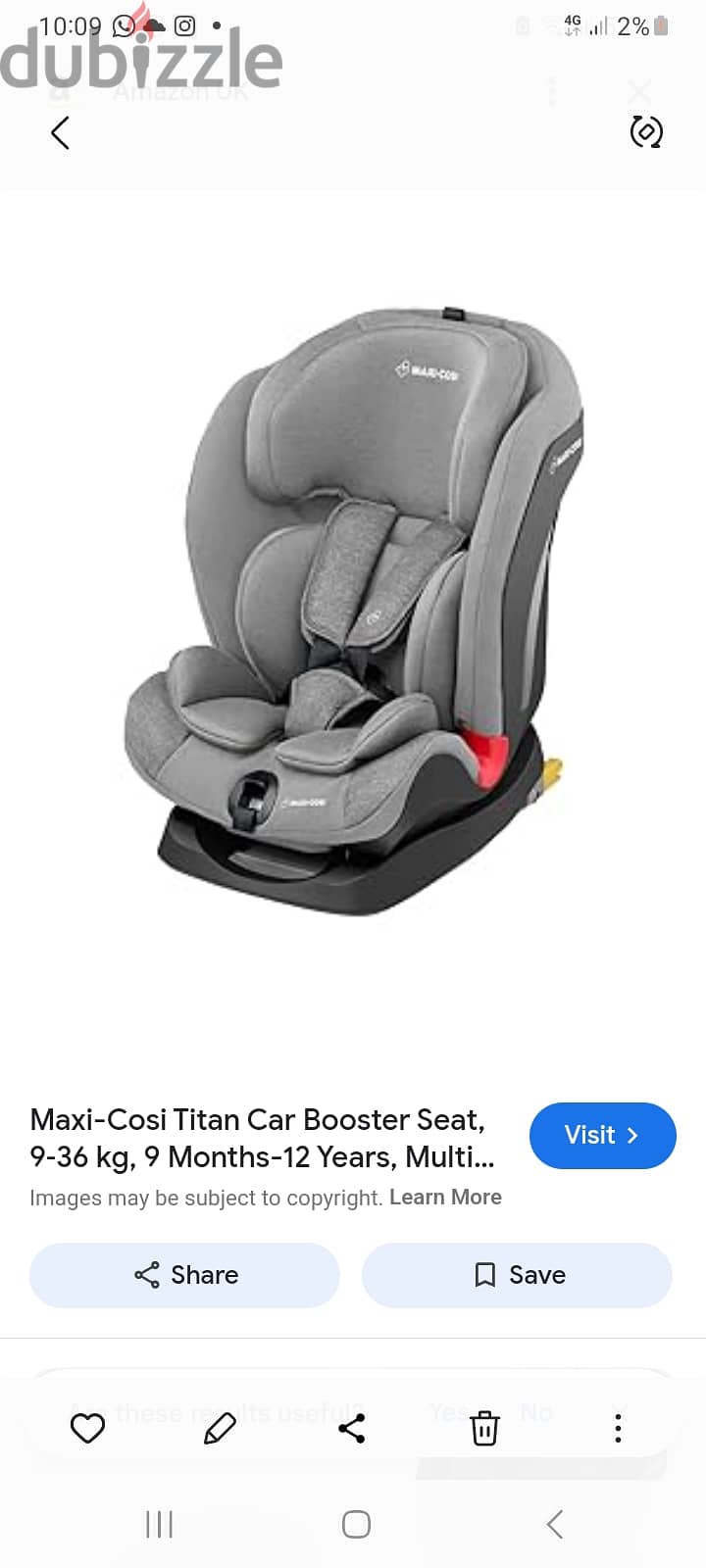 Maxi cosi titan carseat exellent condition free delivery 2