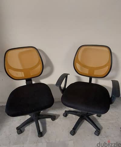 one desk chair plus one for free