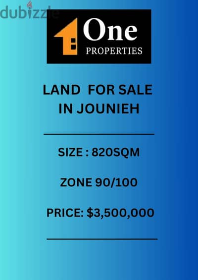 LAND FOR SALE IN JOUNIEH