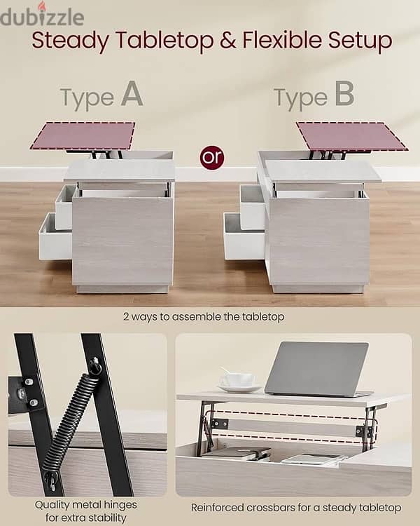 coffee Table Lift-top 3