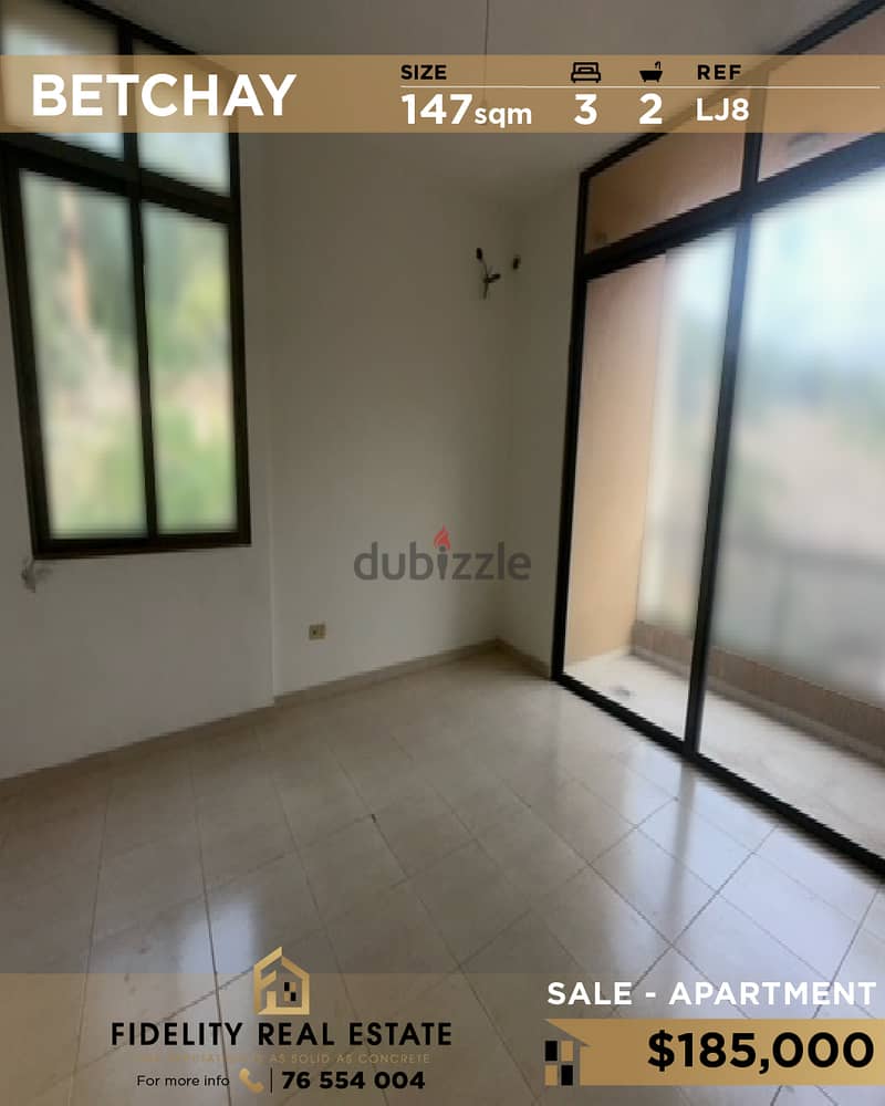 Apartment for sale in Betchay LJ8  للبيع في بطشاي 0