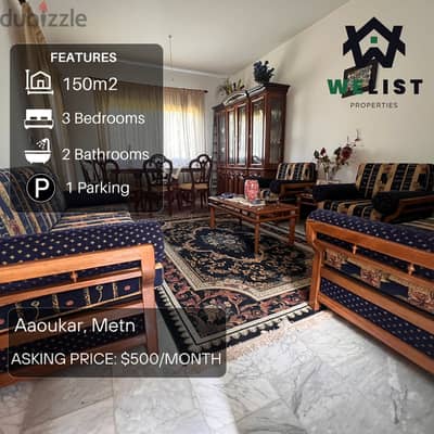 150sqm Apartment  for rent in Aoukar