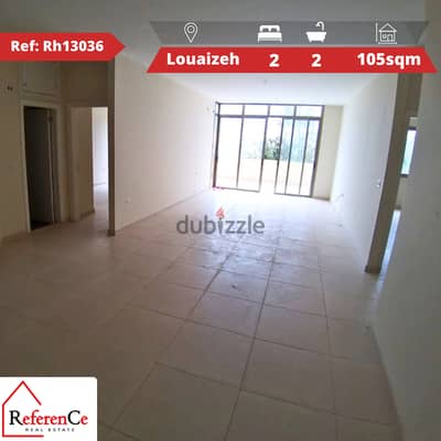 Apartment with terrace/view in Louaizeh شقة مع تراس/اطلالة في اللويزة