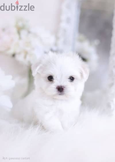 Mini Bichon Maltese Puppies/ dog كلاب Available