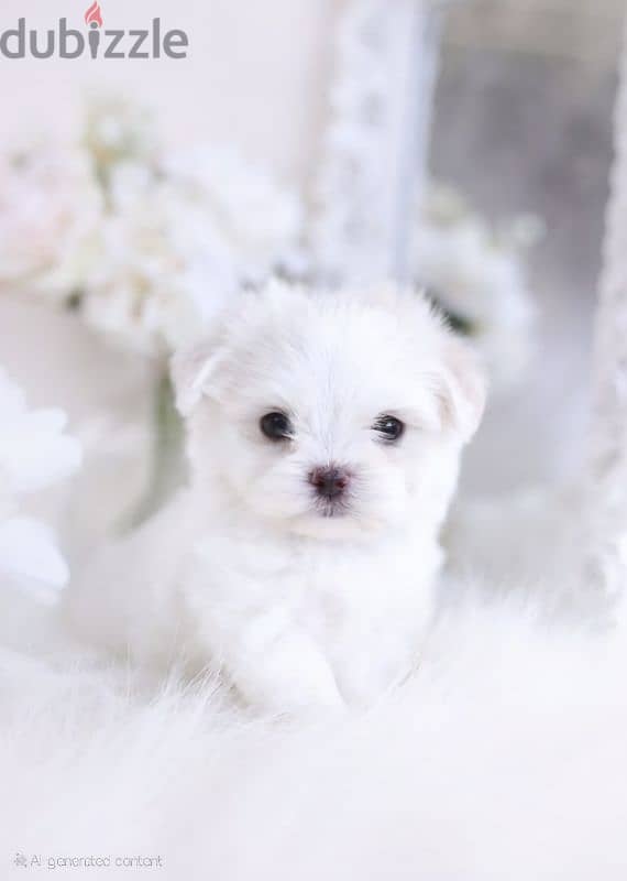 Mini Bichon Maltese Puppies/ dog كلاب Available 0