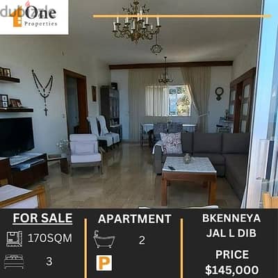 APARTMENT FOR SALE IN BKENNAYA-JAL EL DIB