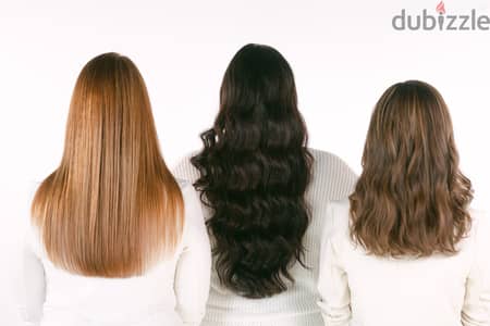 اكستنشن شعر طبيعي Human hair extension