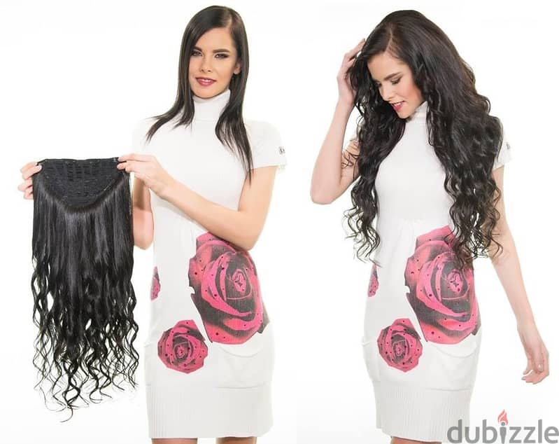 اكستنشن شعر طبيعي Human hair extension 1