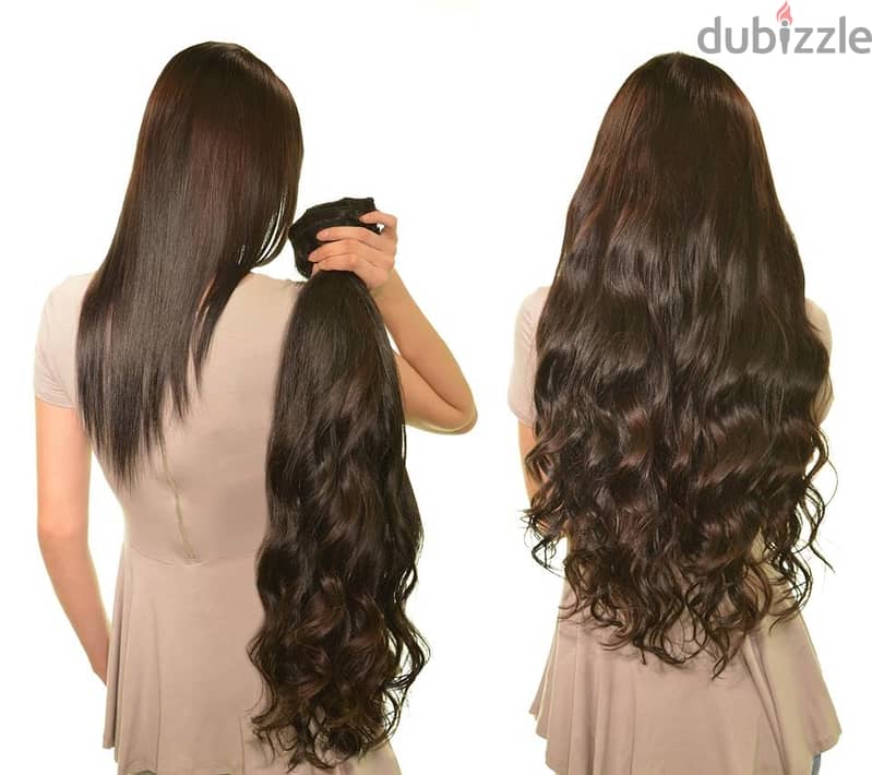 اكستنشن شعر طبيعي Human hair extension 2