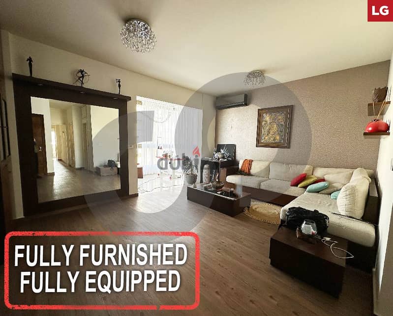 fully furnished apartment/ ready to move in/ zalka/الزلقا REF#LG117268 0