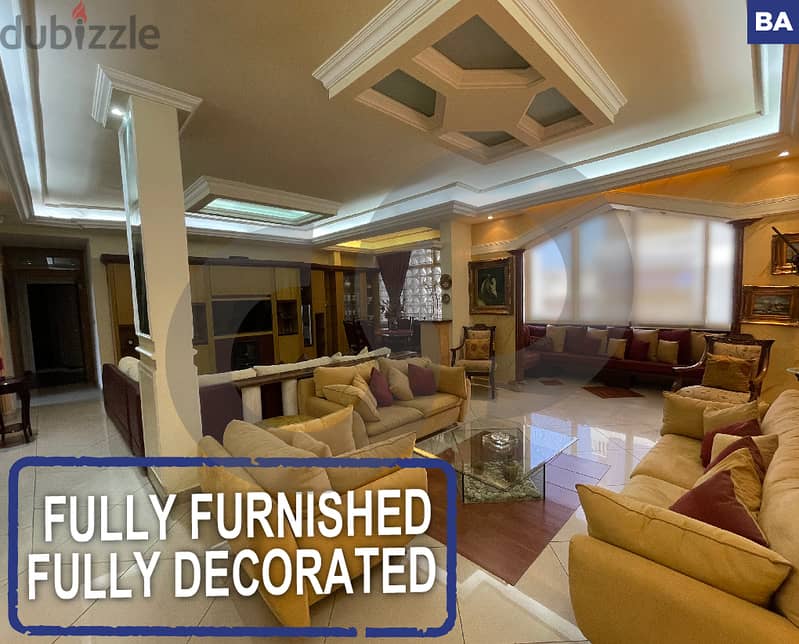 FULLY FURNISHED - FULLY DECORATED -ZALKA/زلقا REF#BA117271 0