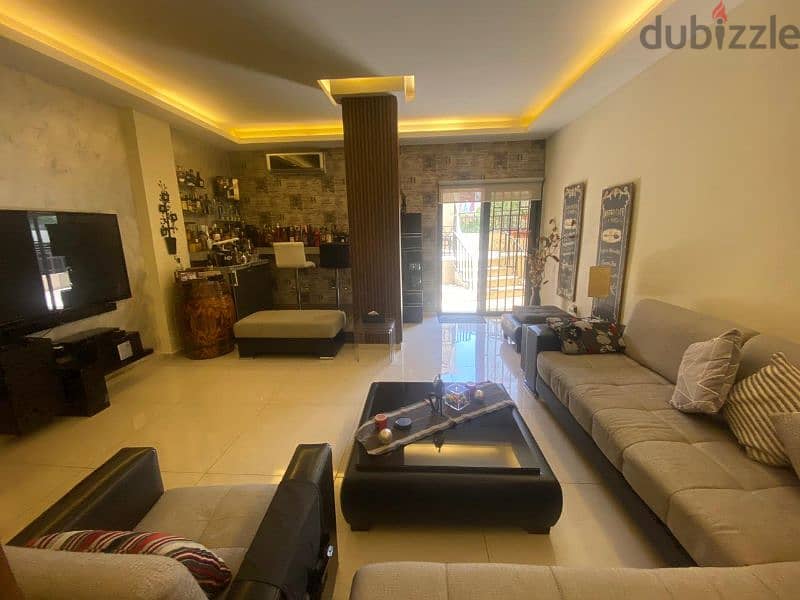 Apartment fully decorated with terrace for sale in Dekwaneh 0