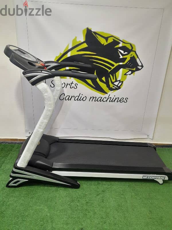 sports treadmill model top ten 2,5 hp automatic incline 0