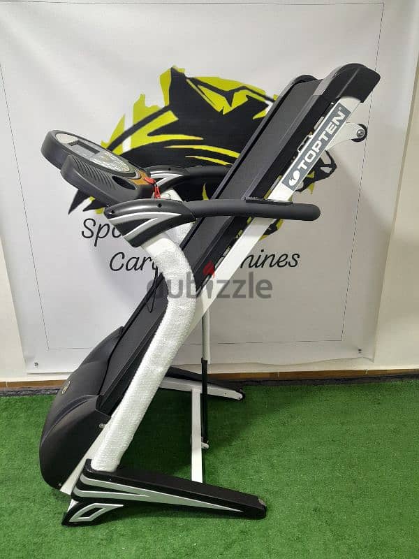 sports treadmill model top ten 2,5 hp automatic incline 2