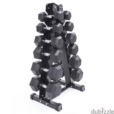 Hexagone Pyramid Dumbbell Rack GEO sport معدات رياضية متنوعة