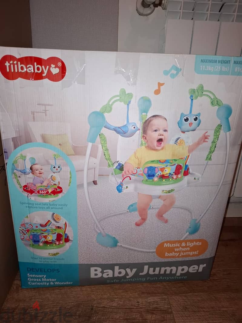 Jumper Tiibaby up to 11.30 kg barely used 0