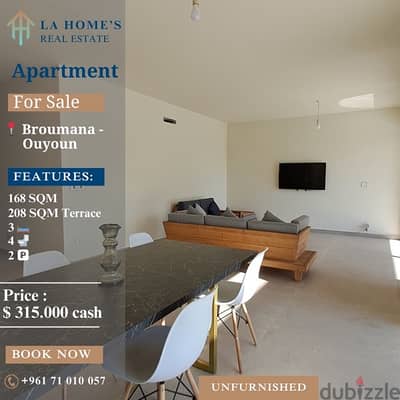 apartment for sale in broumana - ouyoun شقة للبيع في برمانا - عيون