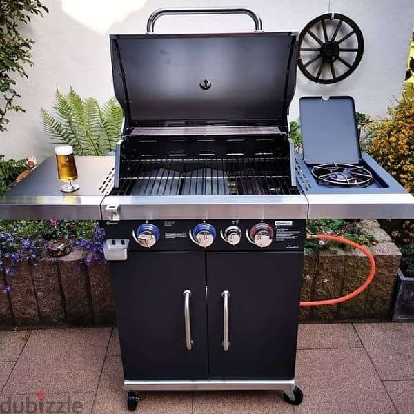 tepro barbecue grill 3+1 burners 1