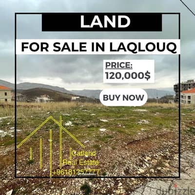 Lnad for sale in Laqlouq $540K