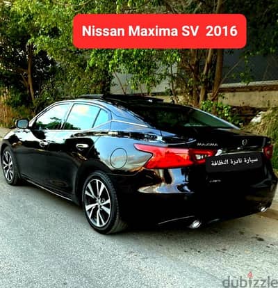 Nissan Maxima model 2016 SV زوائد رئاسية مصدر و صيانة الشركة لبنان