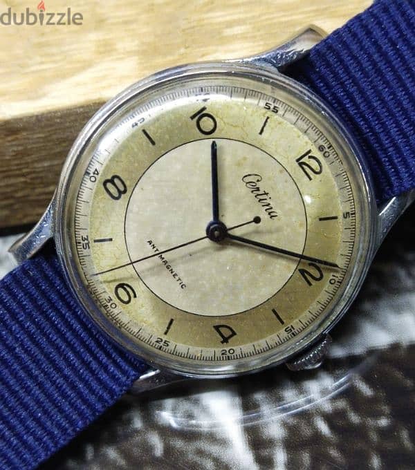 British Military Certina with Original  Dial  jumbo size Manual 36mm 4