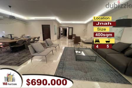 Jnah 400m2 | Super Delux | Flat | Open View | Prime Location | PA |