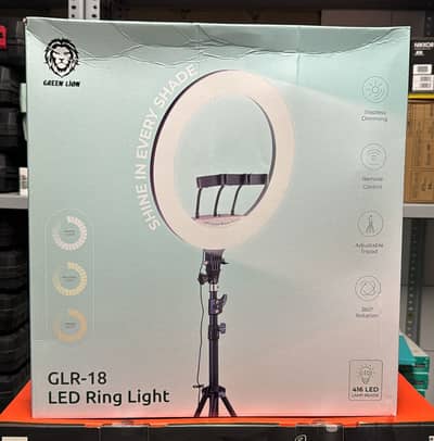 Green Lion Led Ring light GLR-18 with tripod great & original price