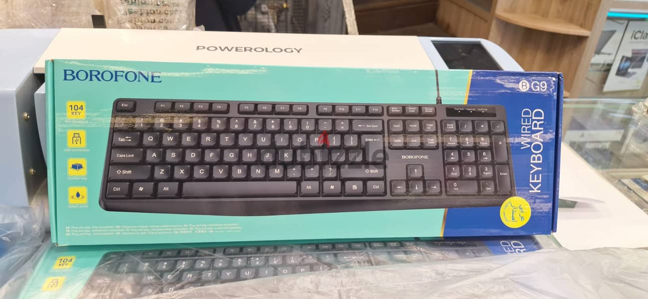 BOROFONE WIRED KEYBOARD BG9 0