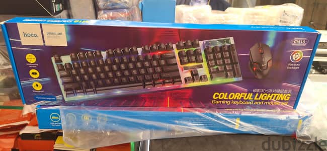 Hoco keyboard gm18 gaming keyboard and mouse set