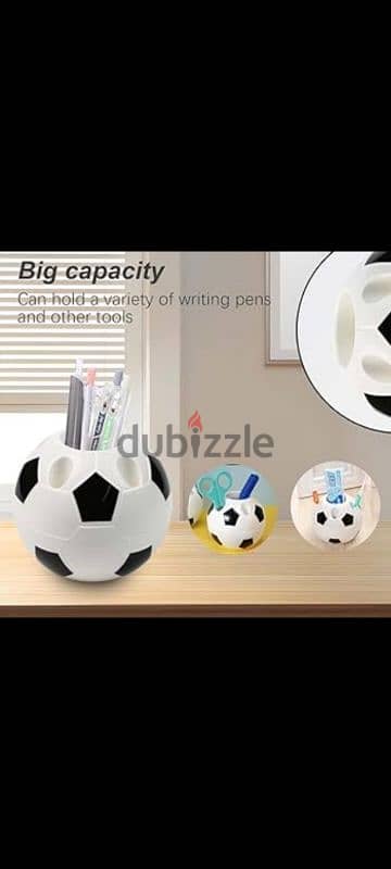 football shape stationery stand 1