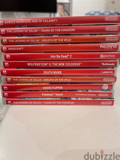 Nintendo switch games mint condition