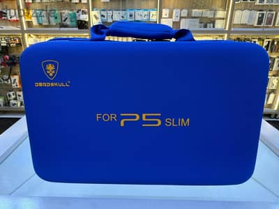 Deadskull bag for ps5 slim blue