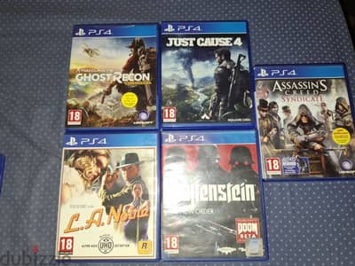 5 ps4 used games