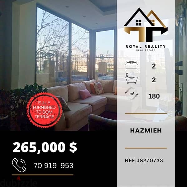 apartments fot sale in hazmiyeh - شقق للبيع في الحازمية 0