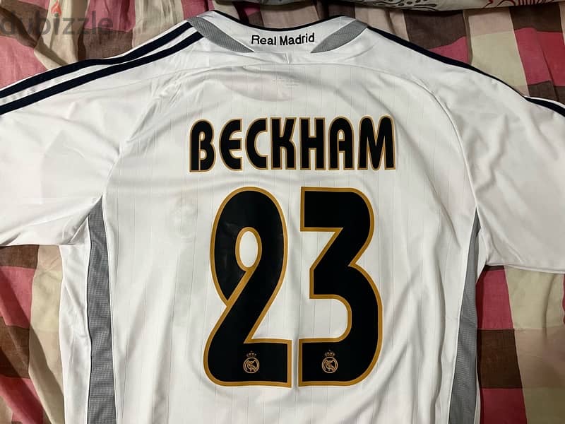 Real Madrid historian kit 2003 for the legend beckham by siemens 8