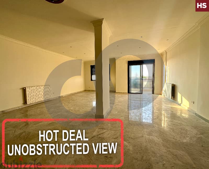 hot deal - unobstructed view -Awkar , METN /عوكر متن  REF#HS117299 0