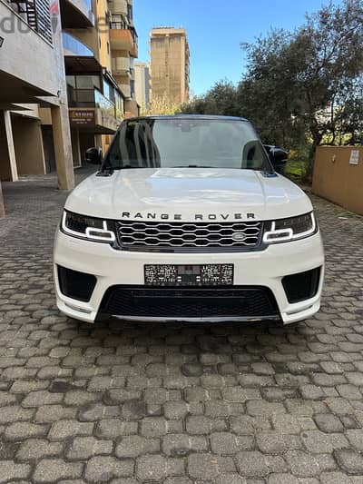 Range Rover Sport V6 2017 white on black (upgraded kit)