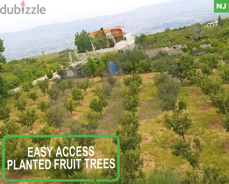 easy access  planted fruit trees-Zahle-Sannine/زحله -صنين REF#NJ116641 0