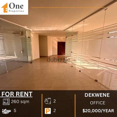 OFFICE FOR RENT IN DEKWENE