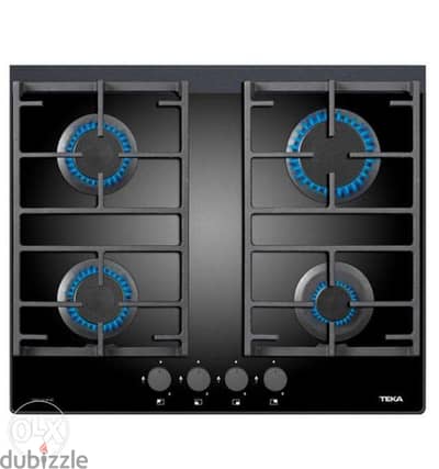 Teka gas hob 60cm 4g black vetroceramic