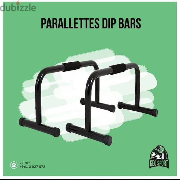 Parallettes Dip Bars GEO sport معدات رياضية متنوعة 0