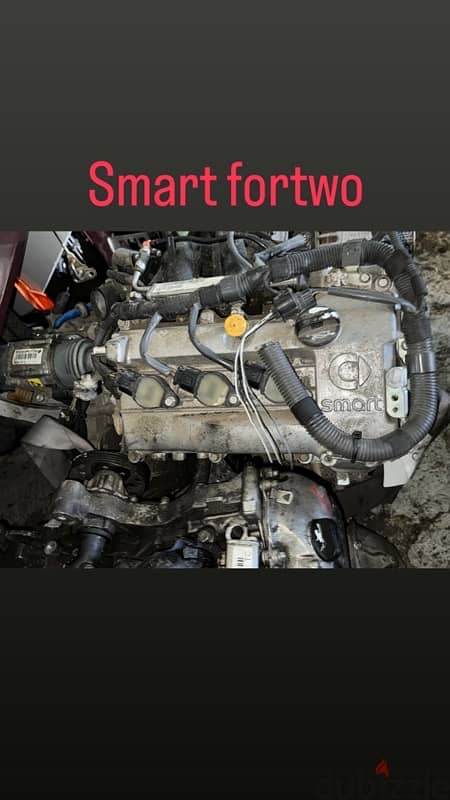 Smart fortwo frofour engines mechanique doors wheels all orignal 4