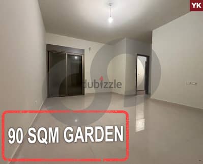 90 SQM garden-modern elegance-Mansourieh /منصوريه  REF#YK117331